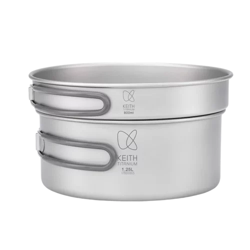 2-Piece Titanium pot and Pan Cook Set Ti6017
