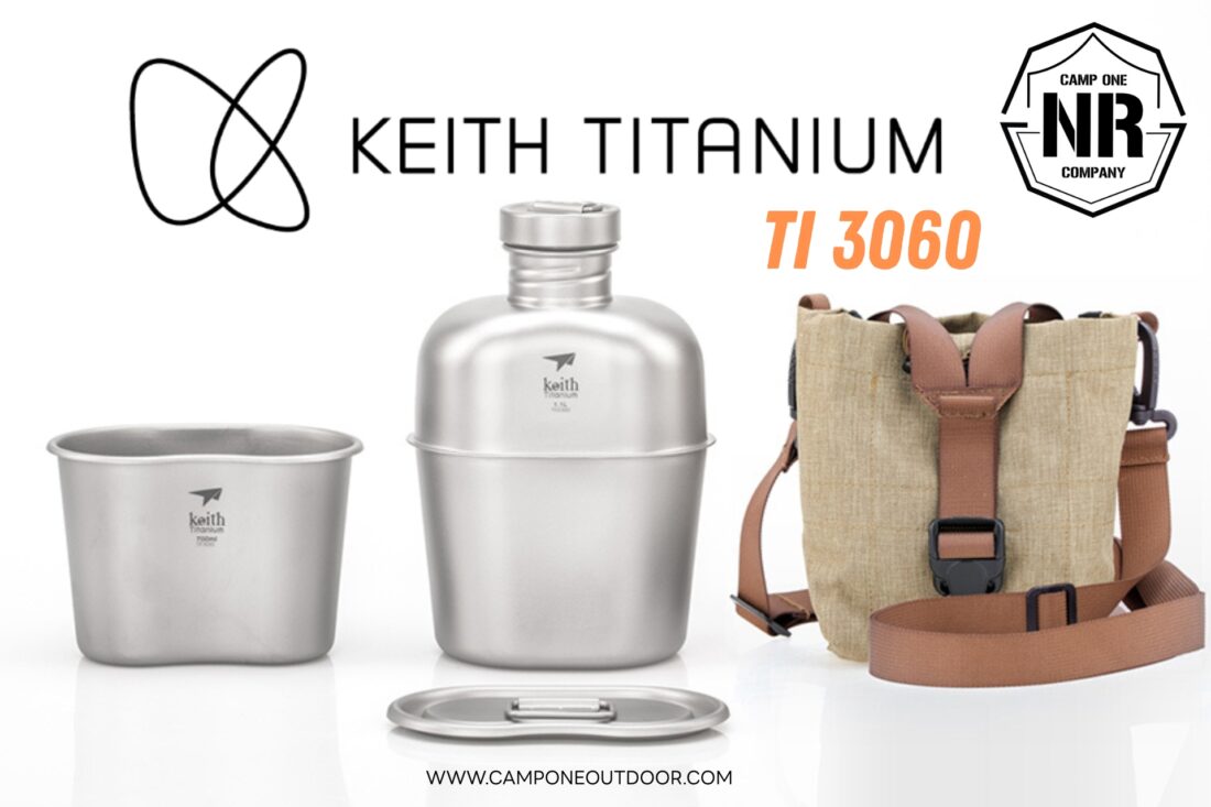 Keith Titanium Sport Bottle Ti3060 ชุดหม้อสนามไทเทเนียมคุณภาพสูงสำหรับผู้รักการผจญภัย