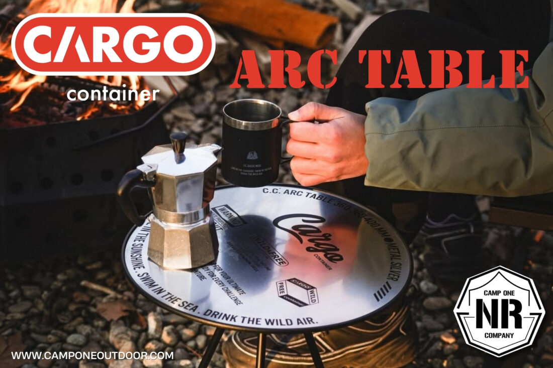 ARC TABLE จาก CARGO CONTAINER โต๊ะข้างสุดมินิมอลที่สายแคมป์ปิ้งต้องมี!