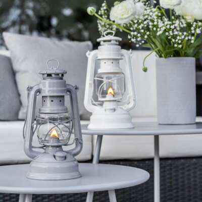 Zinc-Plated Feuerhand Hurricane Lantern