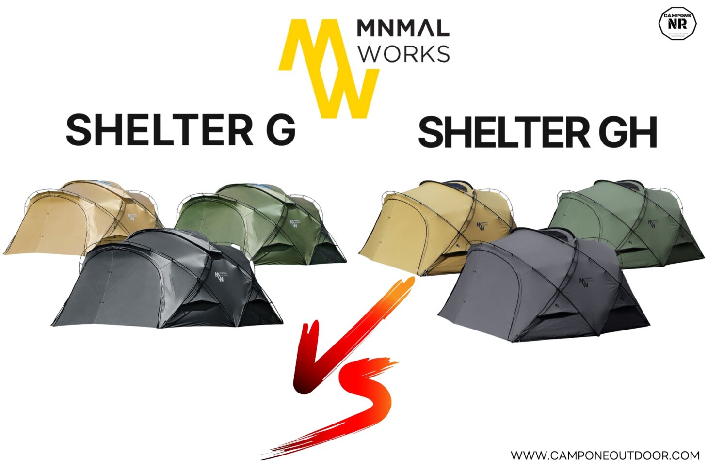 Shelter G VS Shelter GH