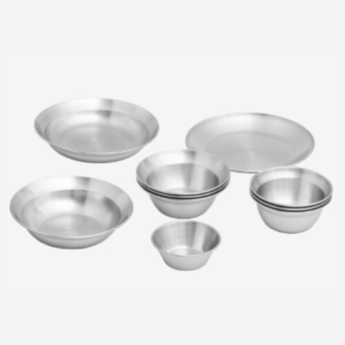 Stainless Steel Plate Series SET 10P