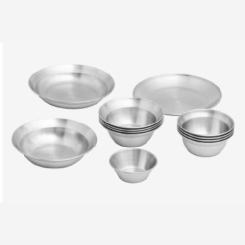 Stainless Steel Plate Series SET 12P